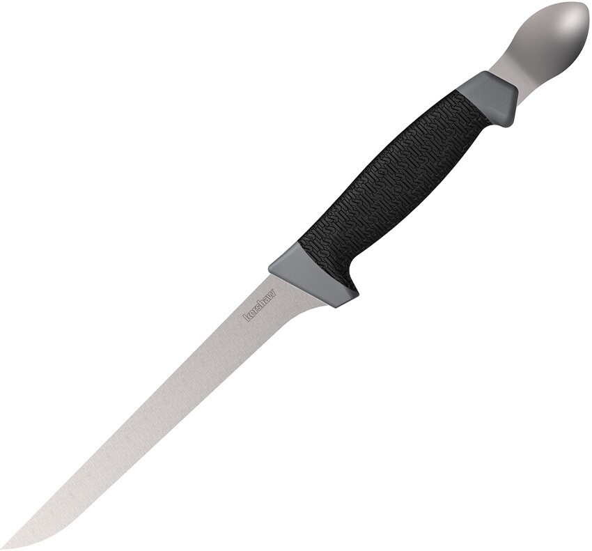 Kershaw Fillet Fixed-Blade Knife-Spoon 7″ Stainless Steel Blade G.R.N. Handle