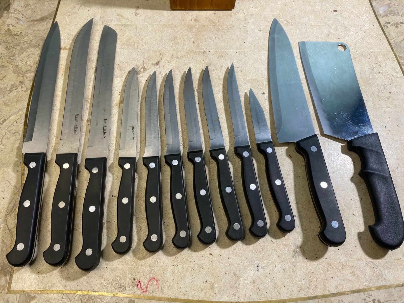 Tools of the Trade Basics 12-Piece Knife Block Set