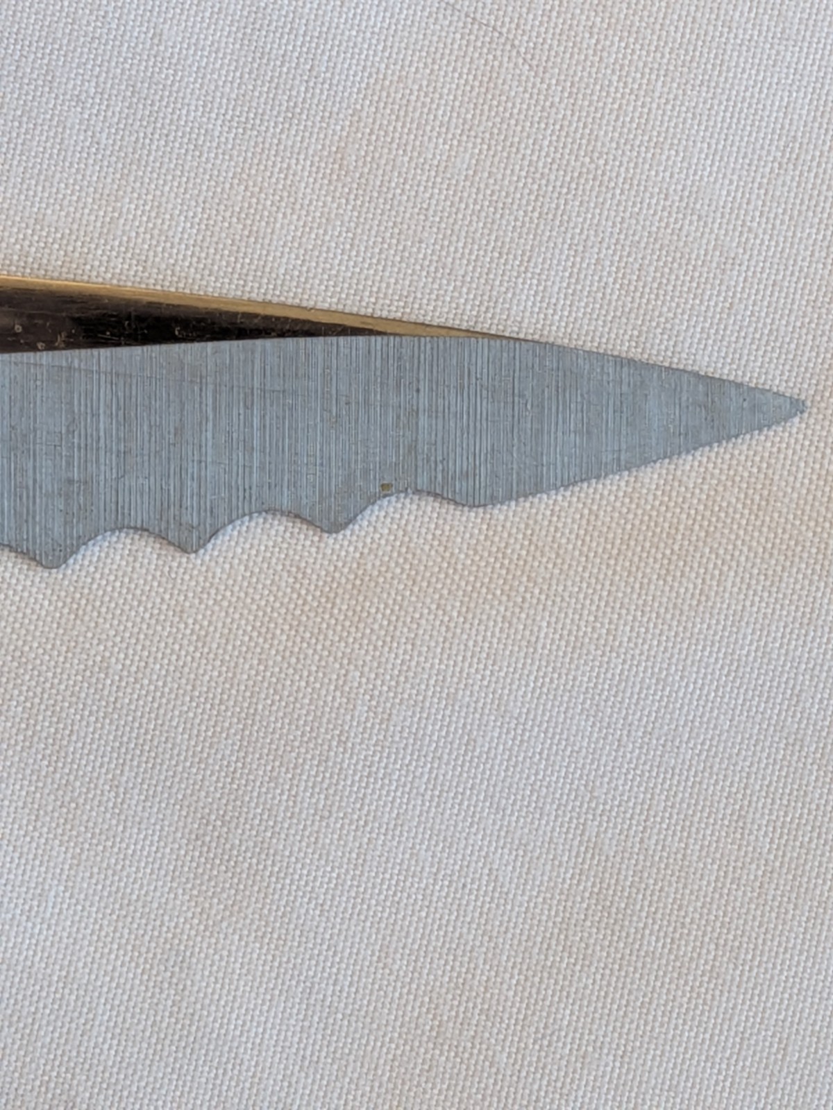 Vintage Bennington Forge Serrated Bread Knife Wood Handle Lifetime Cutlery Japan