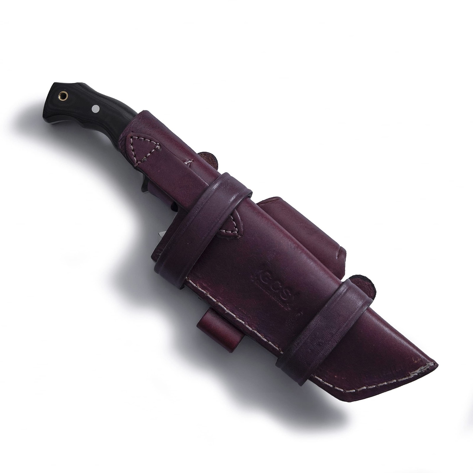 GCS Handmade D2 steel Hunting Knife G10 Handle Fixed Blade Knife Right Hand S…