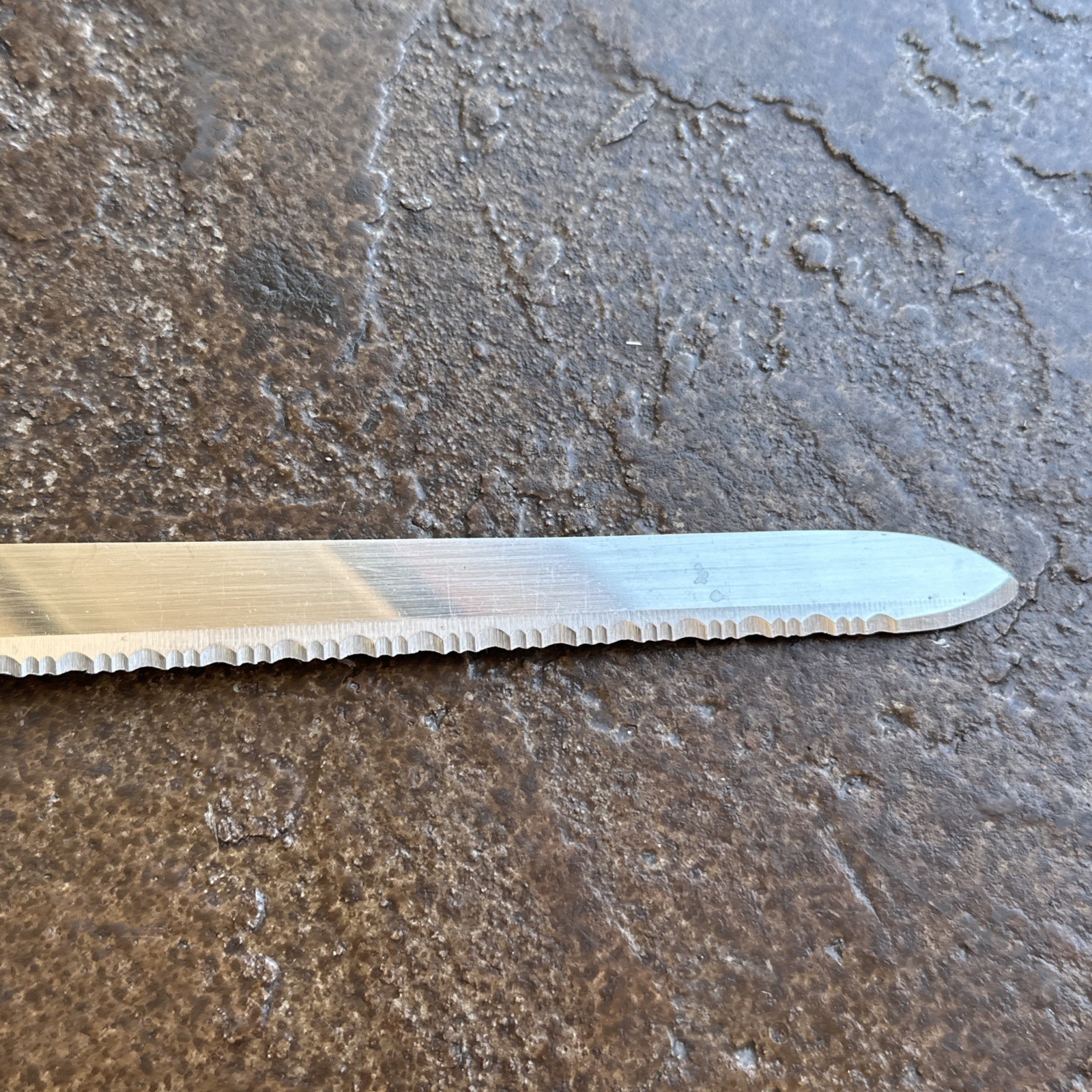 PAMPERED CHEF 9 inch Blade – Serrated BREAD KNIFE – Stainless #1285