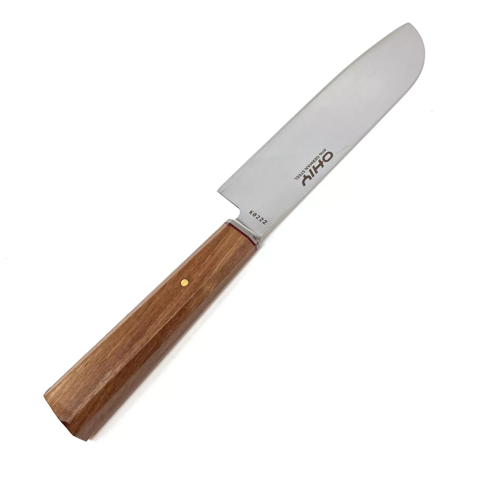 OHIY Kitchen Knives Santoku Knife w Ultra Thin Lightweight 7in Razor Sharp Blade