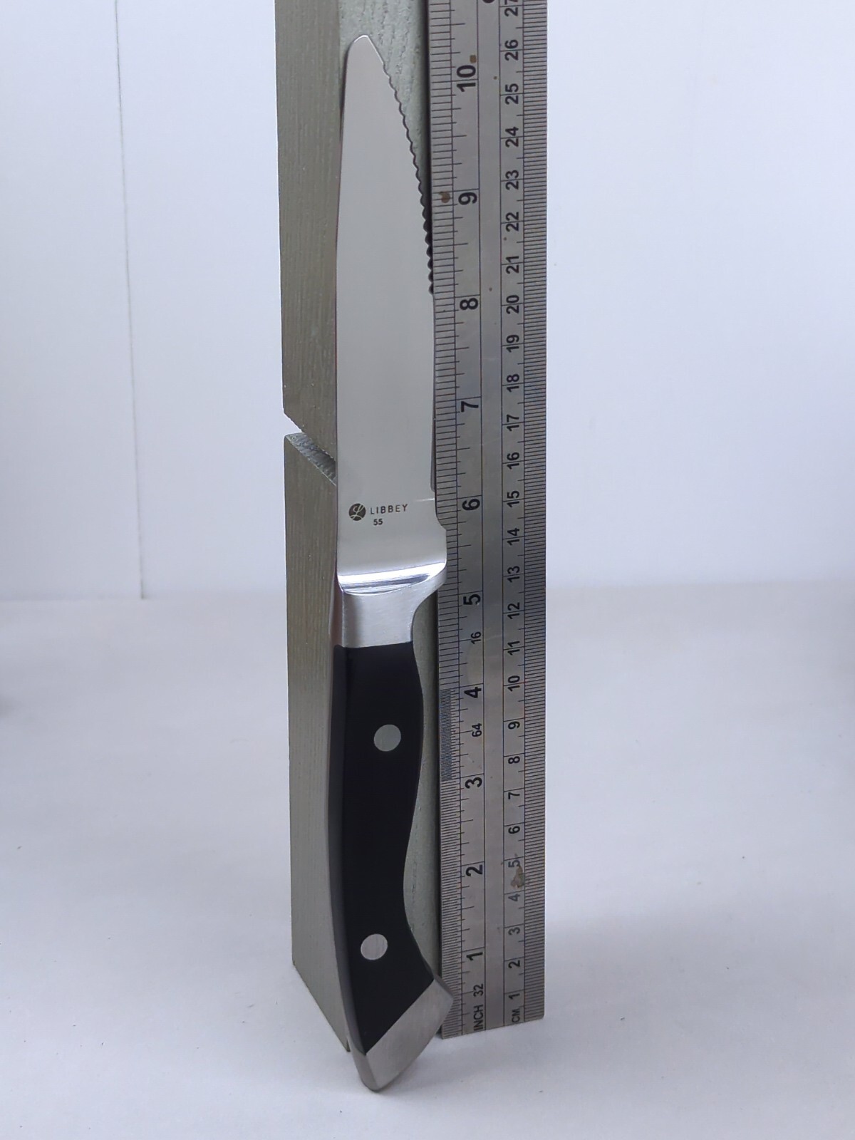 4pc Libby STEAKHOUSE STEAK KNIVES, Heavy-Duty & Weight RESTAURANT QUALITY Knives