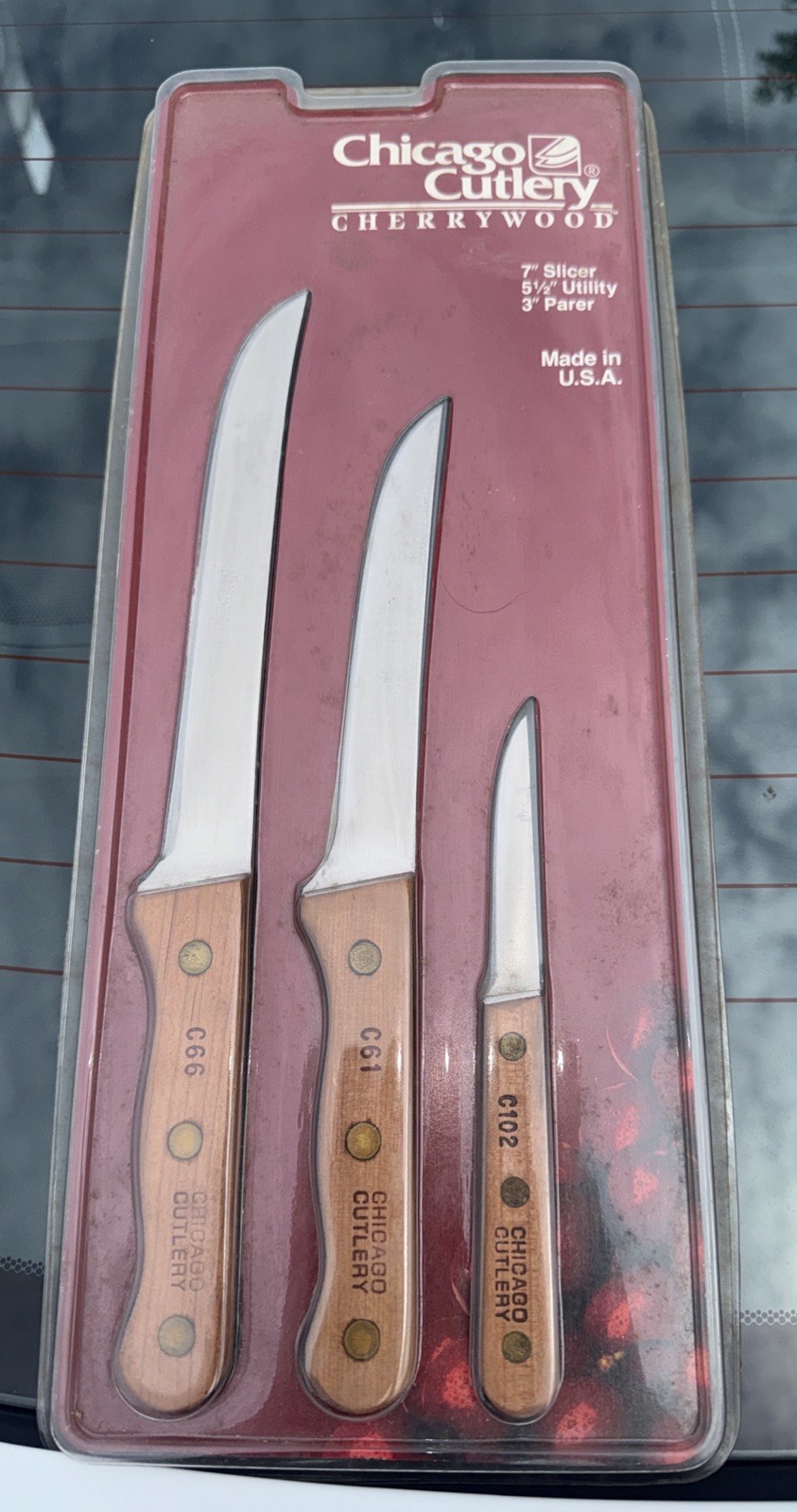 Rare NEW SET – Vintage Chicago Cutlery C66/c61/c102 USA Made 3 Pcs Set