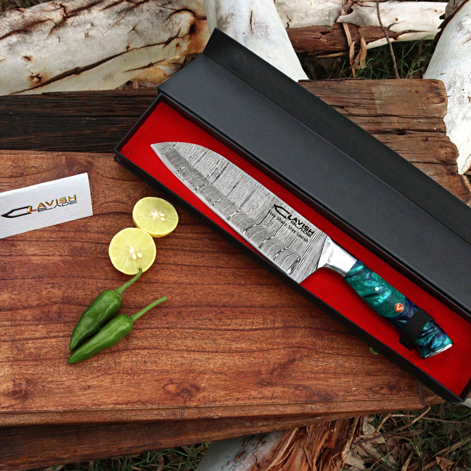 CUSTOM HANDMADE FORGED DAMASCUS STEEL CHEFS KNIFE KITCHEN KNIFE WITH GIFT BOX