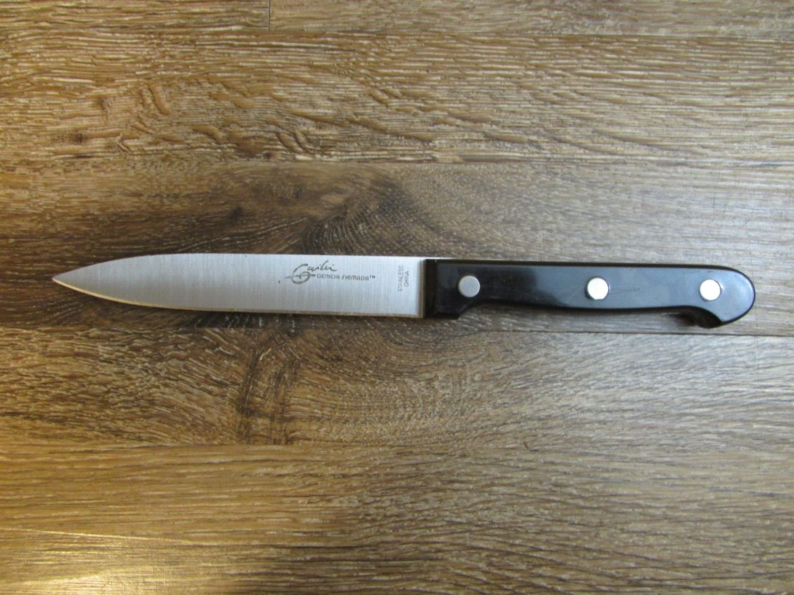 Genichi Shimada Knives: Chef’s Knife 6.5″ Bread Knife 7 3/4″ Utility Knife 4 3/4