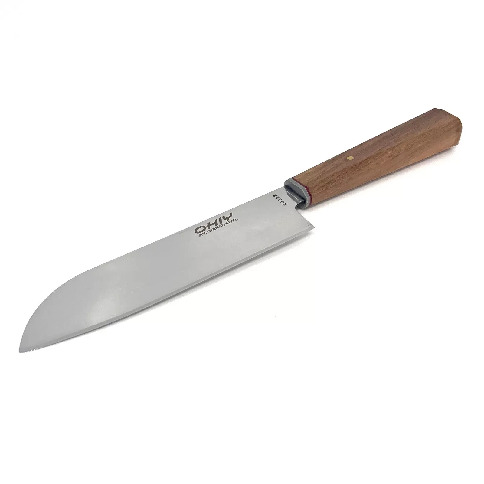 OHIY Kitchen Knives Santoku Knife w Ultra Thin Lightweight 7in Razor Sharp Blade