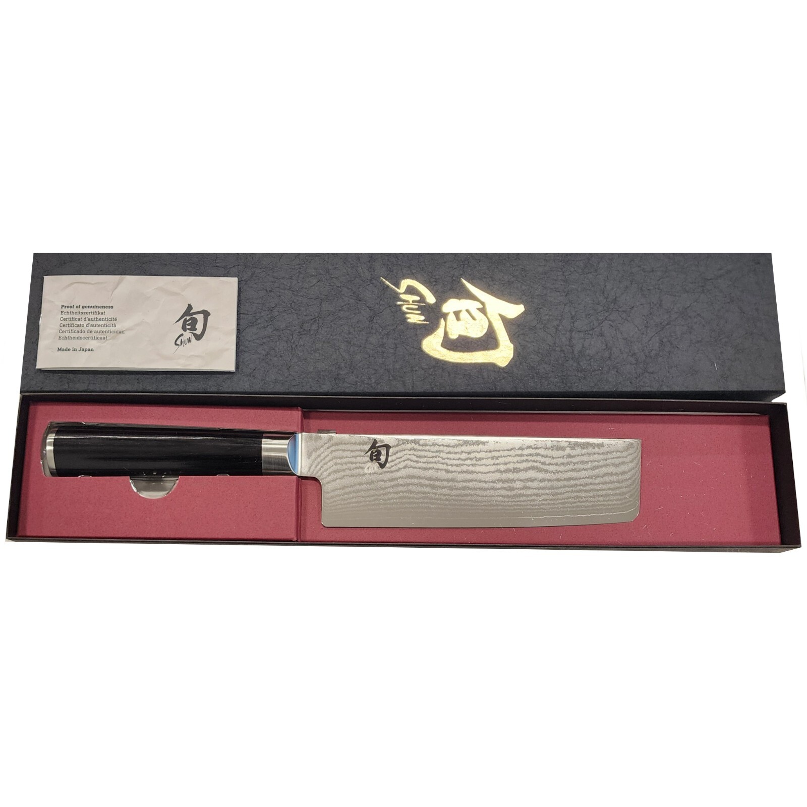 *1-Piece* Shun Nakiri 6.5″ VG-MAX Damascus Stainless Steel Knife DM-0728