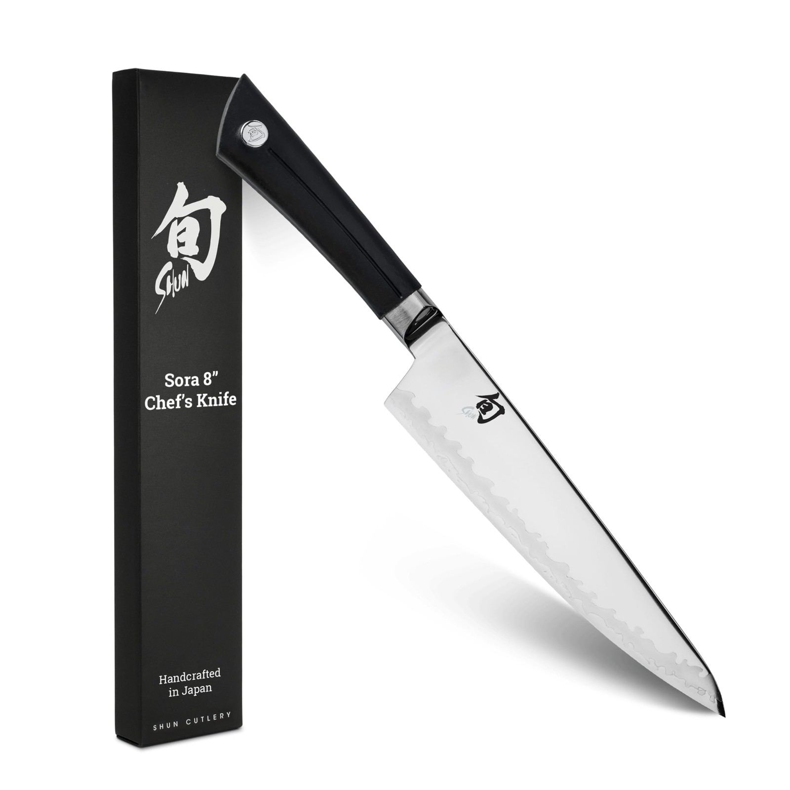 Sora 8″ Chef’s Knife, Handcrafted Japanese Kitchen Knife, VG10 Steel Edge and…
