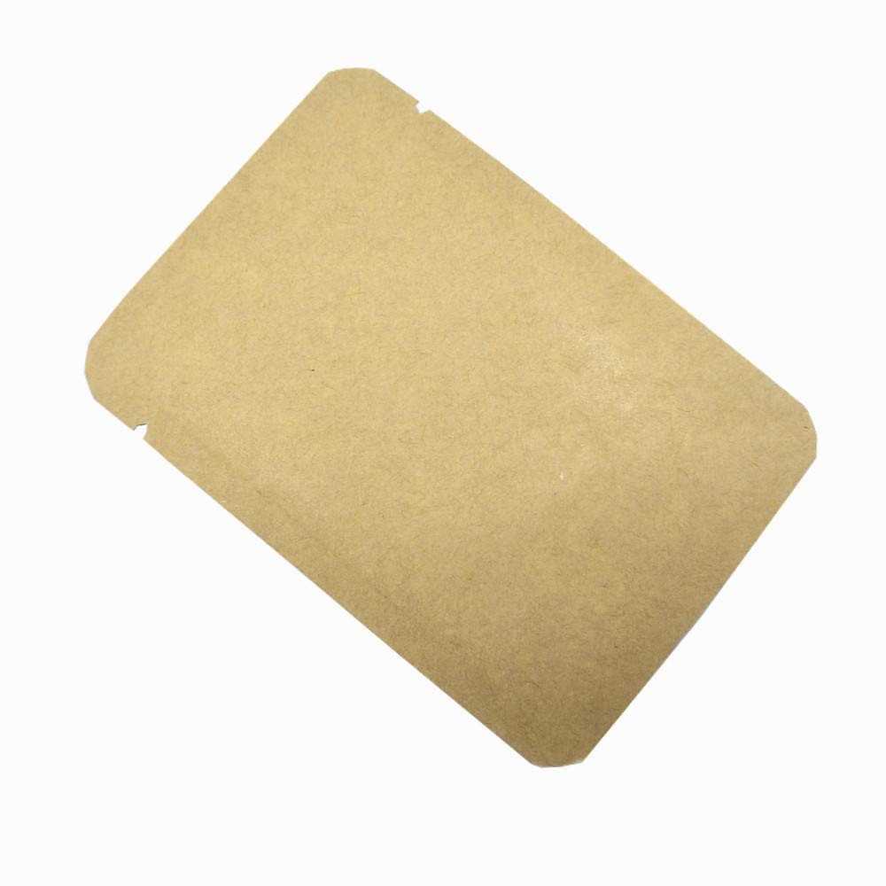 FERENLI 100 Pieces 7.9×11.8 inch Kraft Paper Open Top Vacuum Sealable Bags Mylar