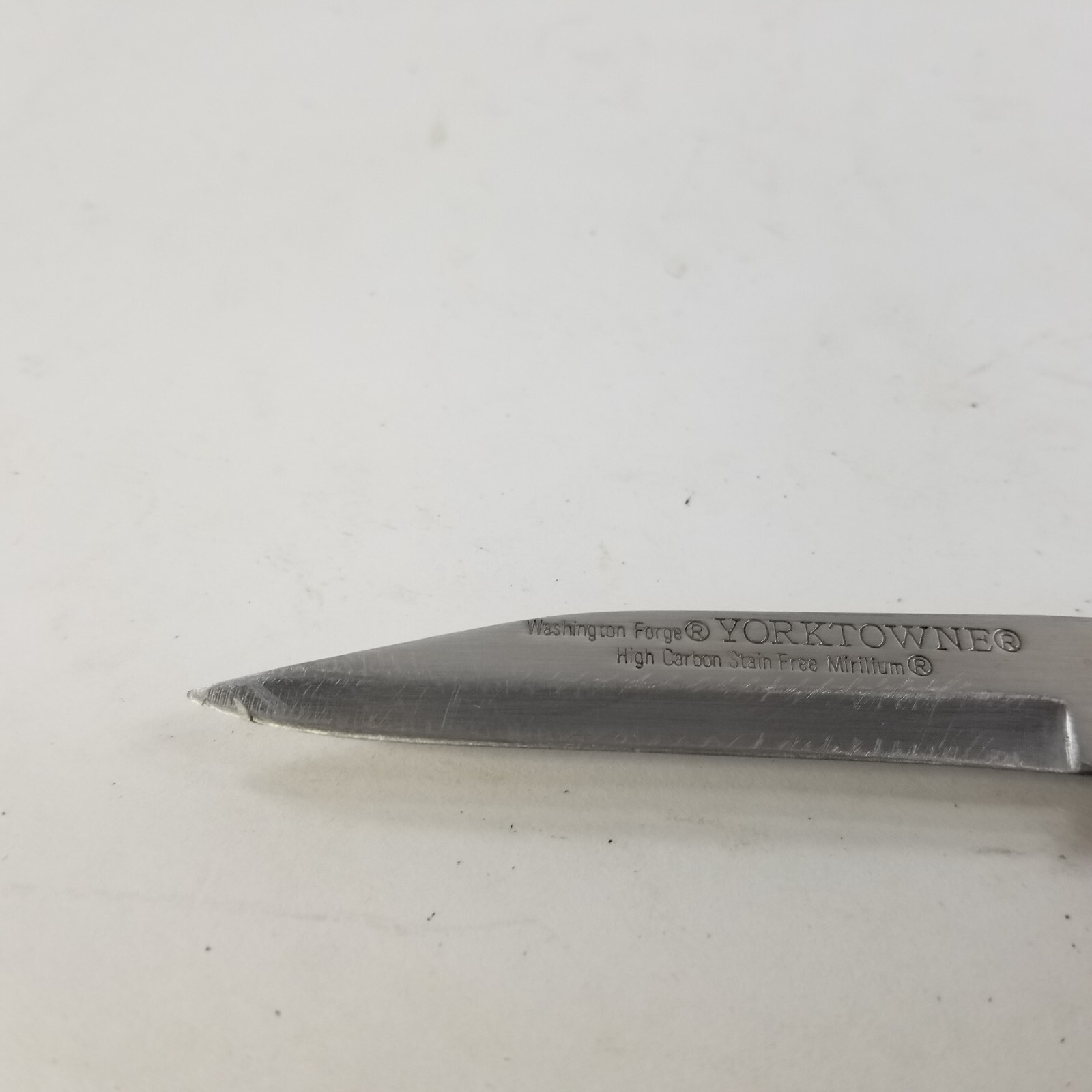 WASHINGTON FORGE BRAZIL YORKTOWNE STAINLESS STEEL PARER KNIFE WOOD HANDLE 3 1/4″