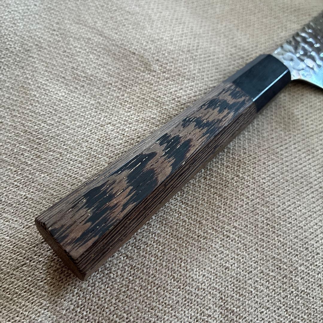 Takayuki Sakai Damascus VG10 160mm Santoku Knife Damasco Steel Used