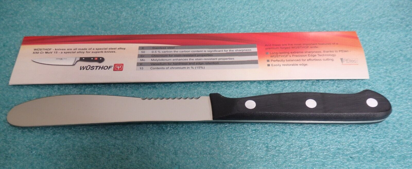 Wusthof Gourmet Burger Knife #4115/ 13cm Made in Germany
