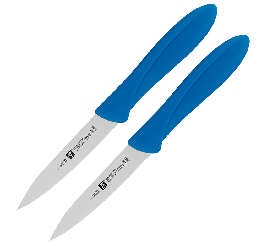 2 PACK Henckels Zwilling Kitchen Knife 4″ Stainless Steel Blade Plastic Handle