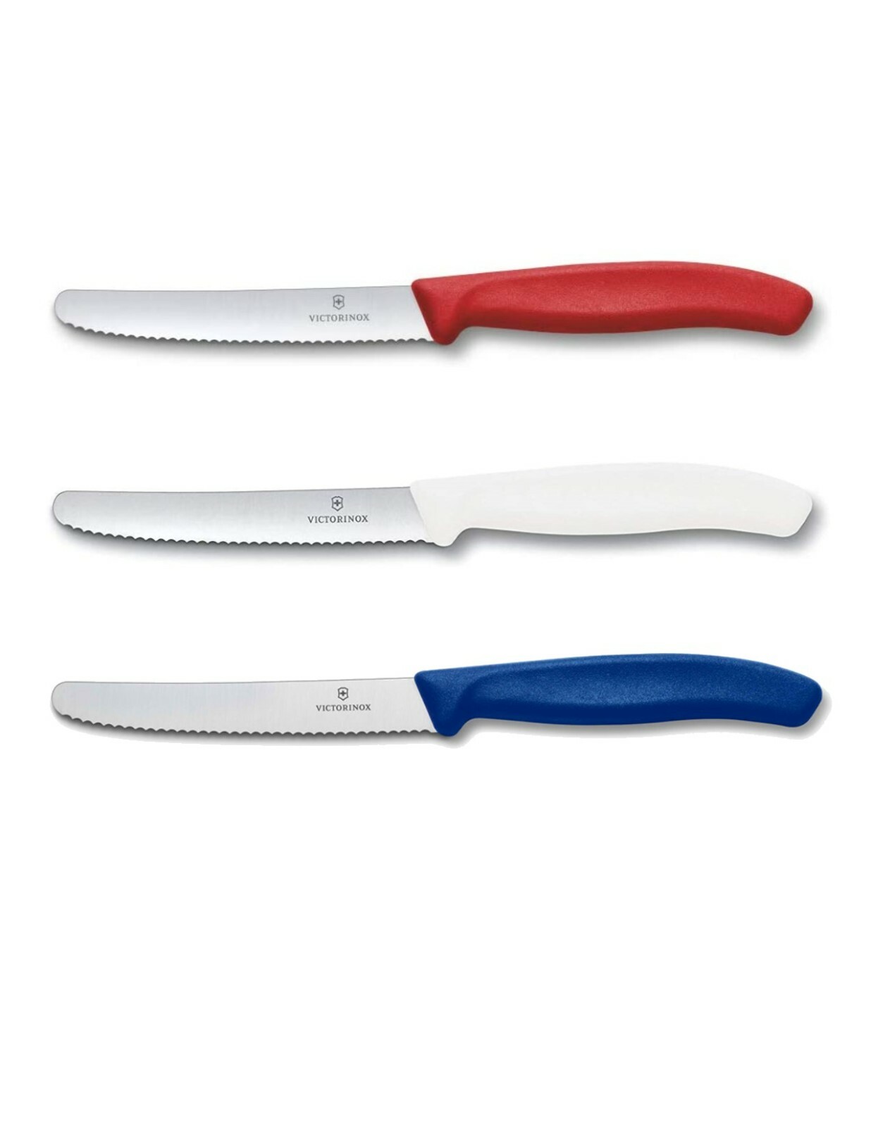 VICTORINOX American Patriotic Paring Knife Set 4″ Serrated – Red White Blue