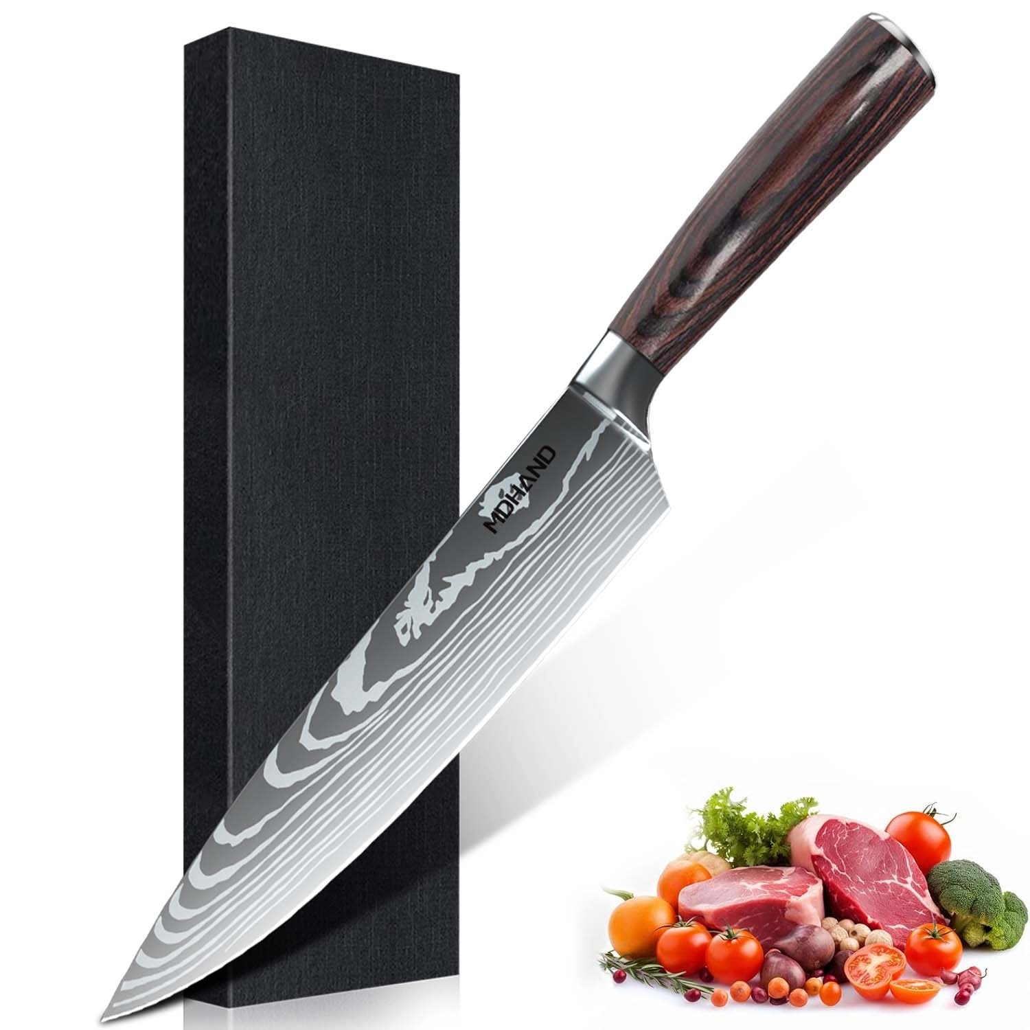 Japanese Chef Knife Professional Kitchen Knife for Steak and Vegetables Forged