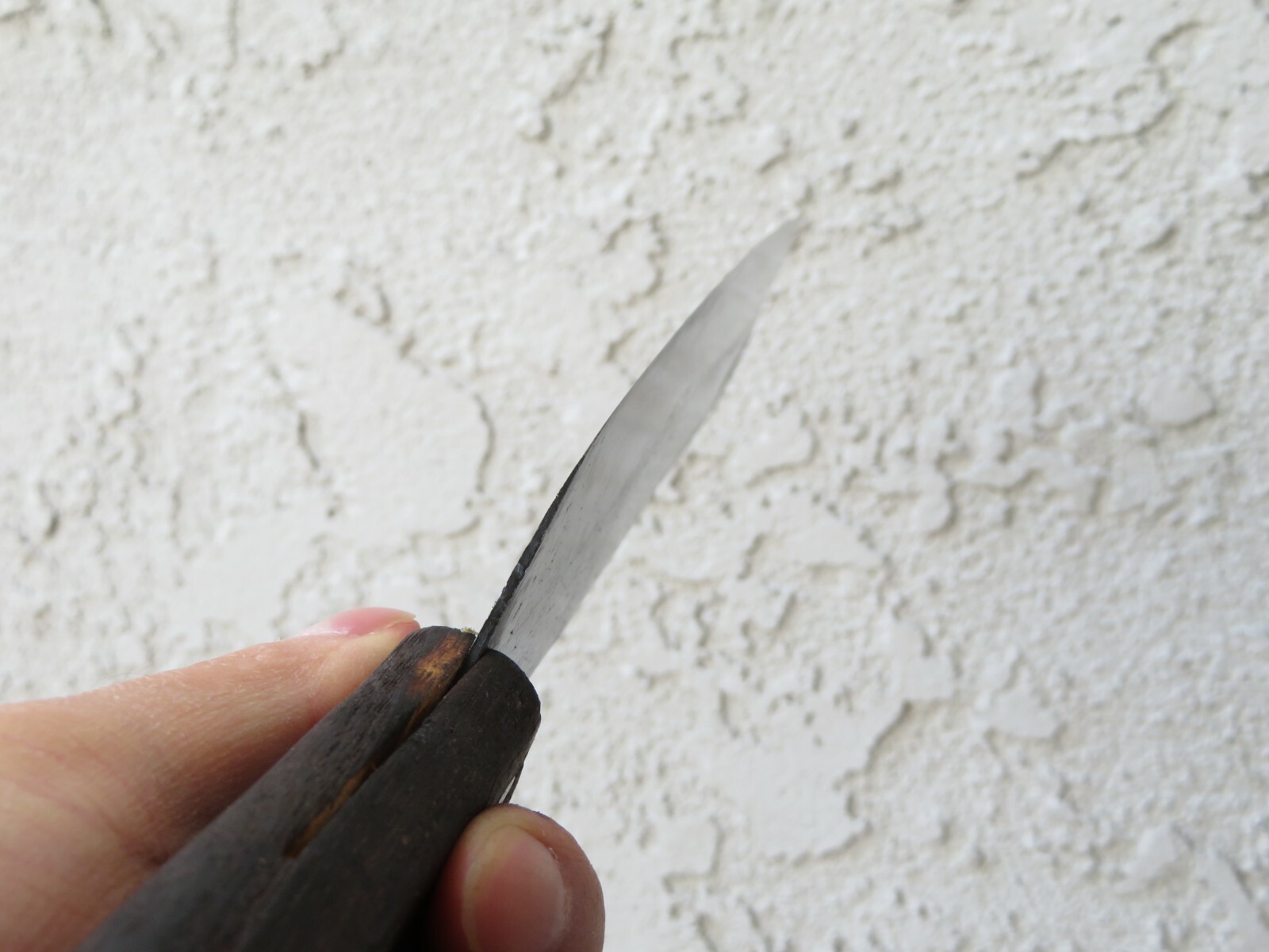 Crude – Japanese Nakiri Kitchen Chef Knife, 7 inch, Carbon Steel, Handmade
