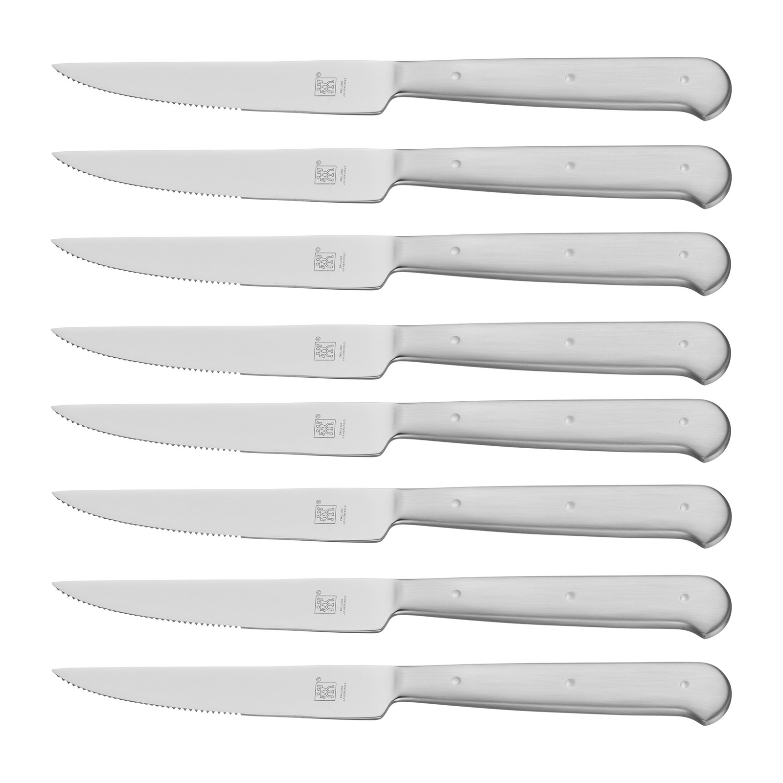 ZWILLING Porterhouse Razor-Sharp Steak Knife Set of 8 with Black Presentation