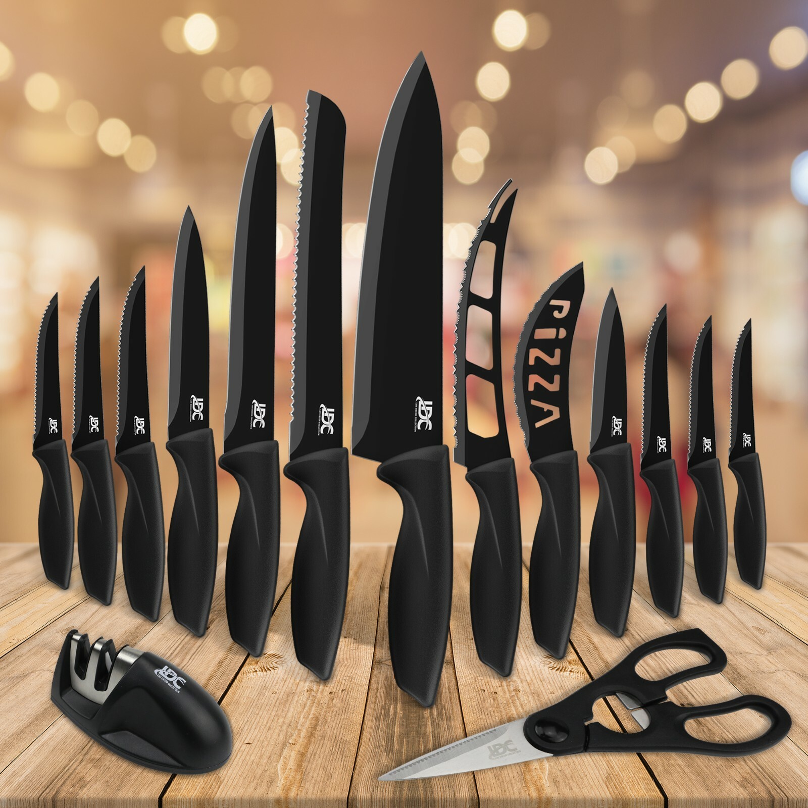 Knife Set Sharp Stainless Steel Professional Chef Cutlery Steak Kitchen Knives