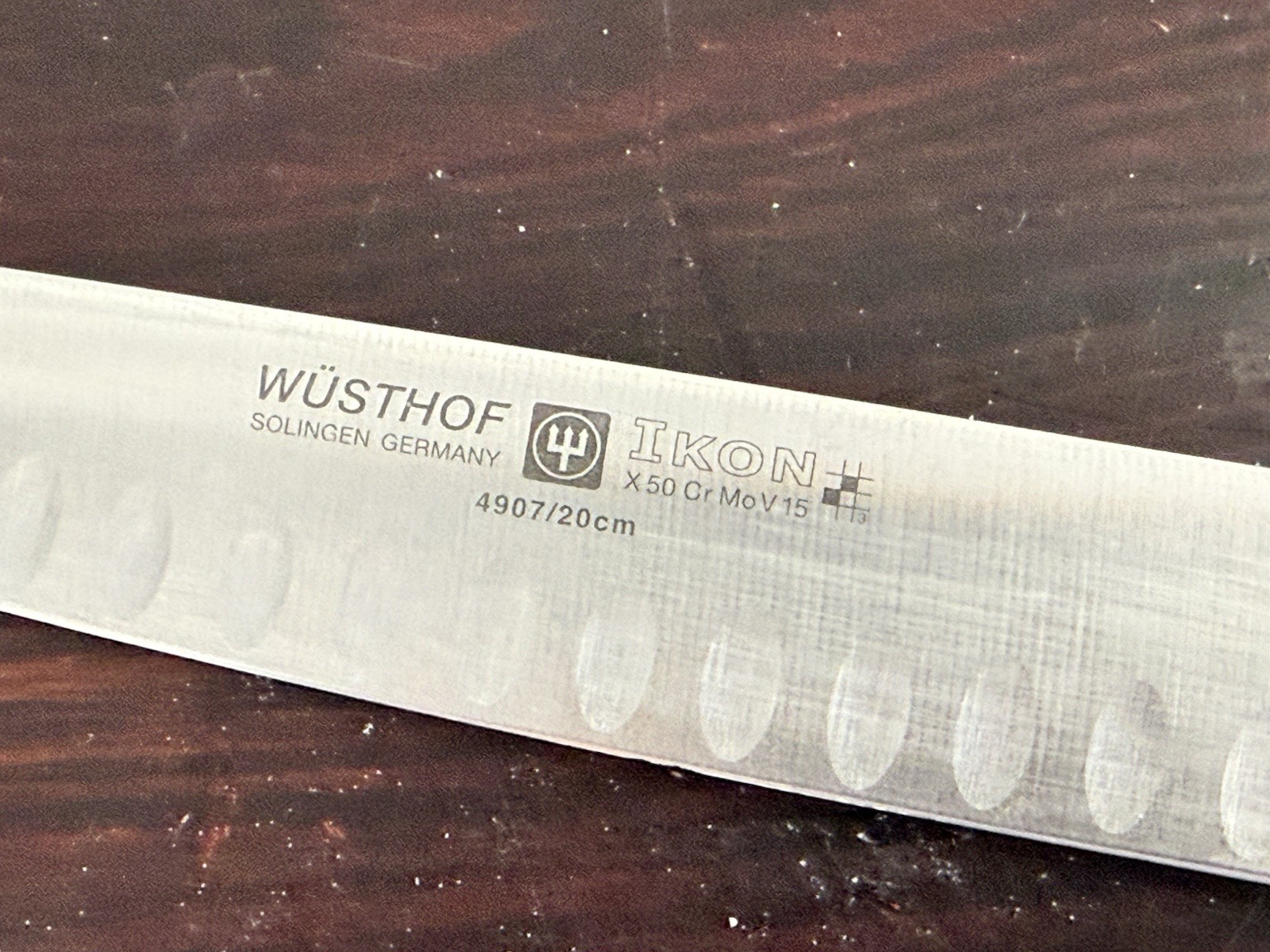 Wusthof 8” Ikon Blackwood 20cm Carving Knife Great Condition