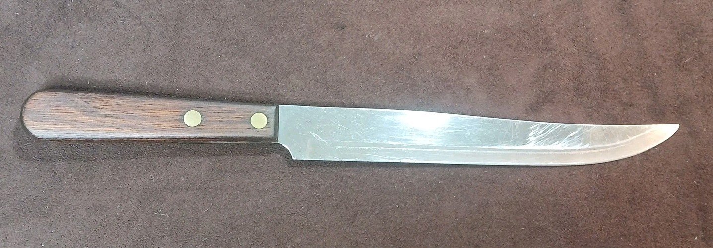 Vintage BOKER TREE BRAND 8″ Carving Knife With Wood Handle Germany