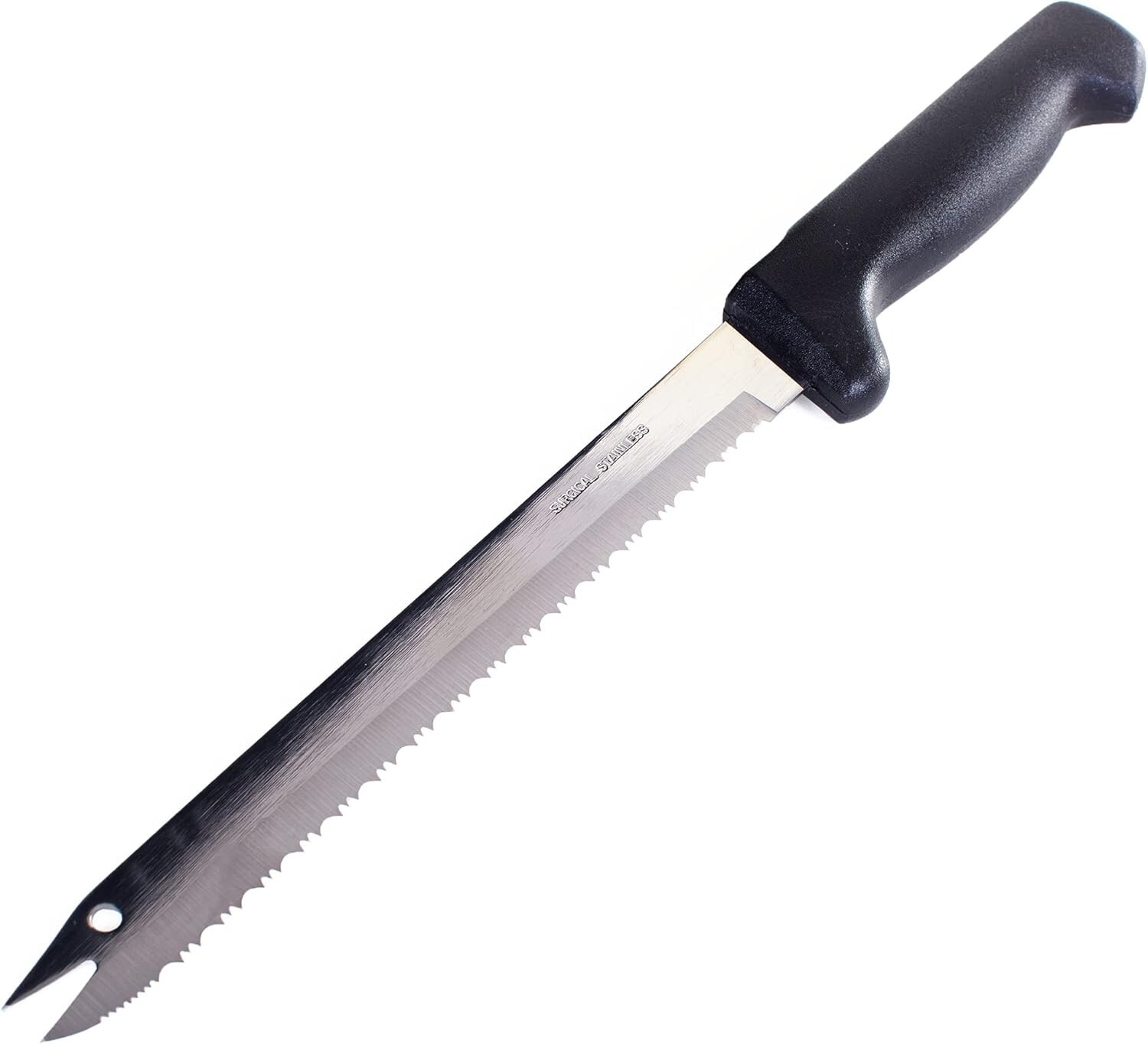 8” Serrated Slicing Knife Stainless Steel Carving Blade Never Needs Sharpening