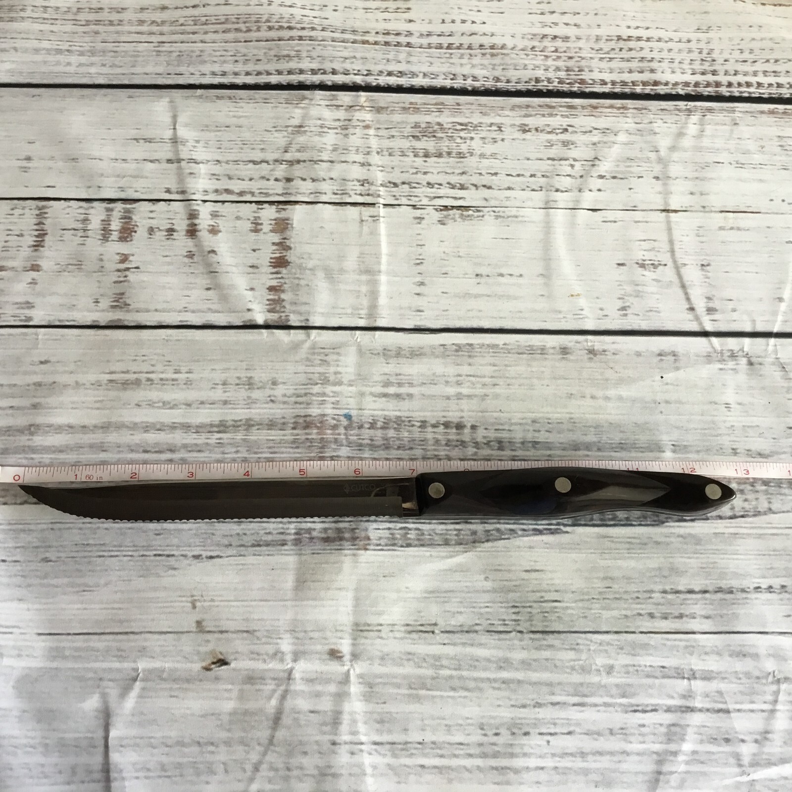 Cutco 1729 KI Petite Carving Knife Brown Handle, 6 3/4 inch blade,13 inches long