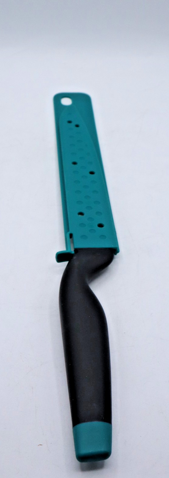 Tupperware A Series Bread Knife Kitchenware w Teal Cover Genuine OEM Unit