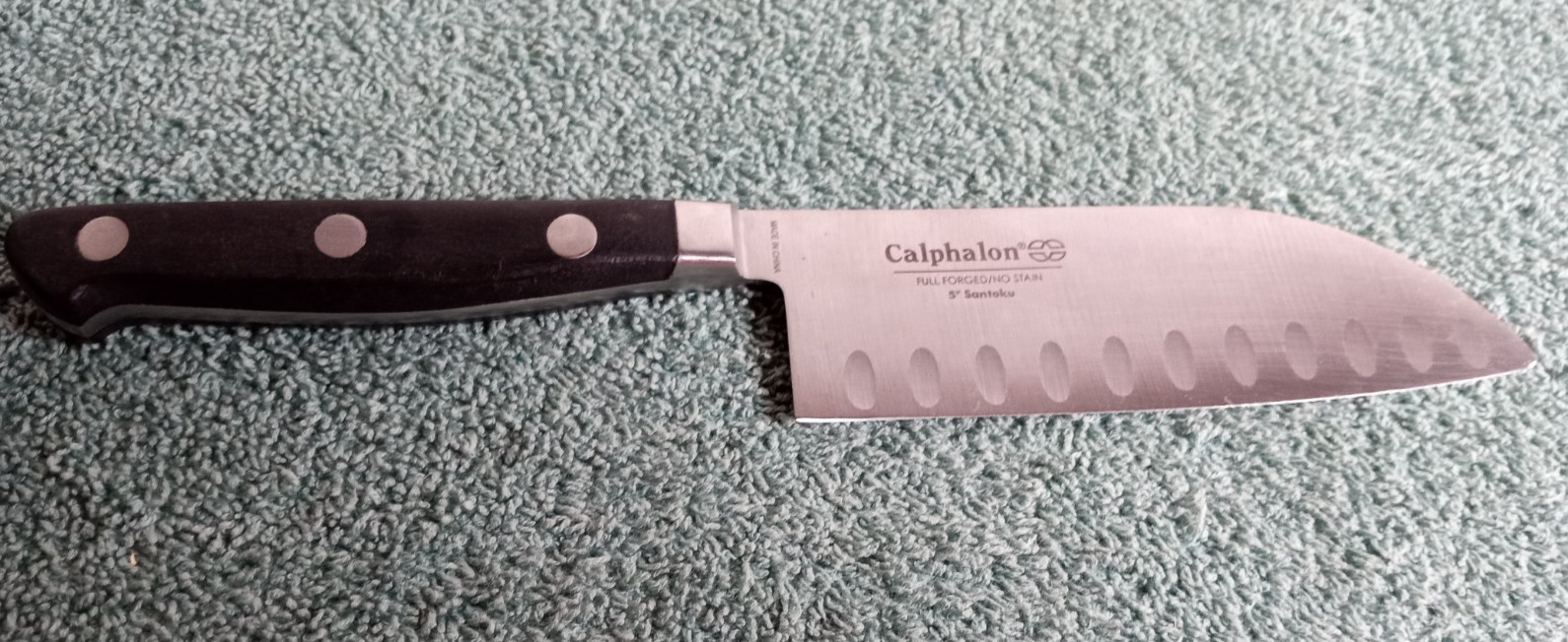 Calphalon Contemporary 5″ Santoku Knife Full Forged/ No Stain Stainless Steel