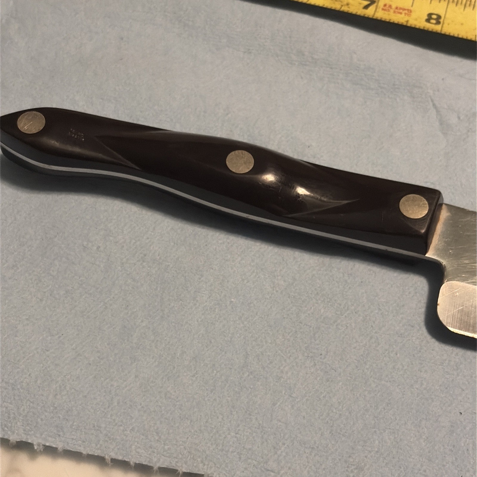 Cutco 1725 JB 9″ Blade French Chef’s Knife Classic Brown Handle USA