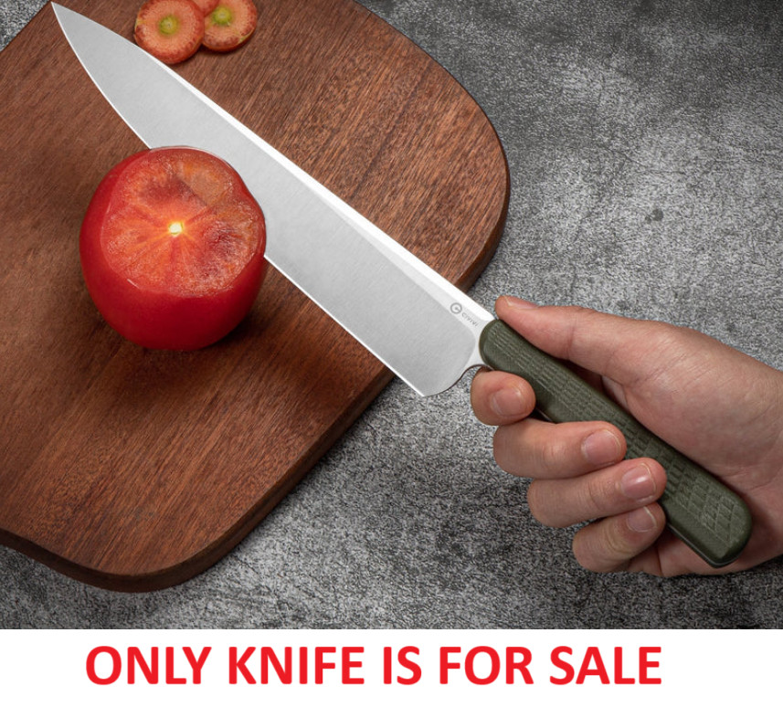 Civivi Cibus Chef’s Kitchen Knife 7.88″ 14C28N Sandvik Steel Blade G10 Handle
