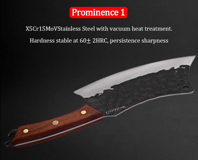 Handmade Forged Kitchen Butcher’s Chef Knife Vegetable Meat Chopper Fruit Knives