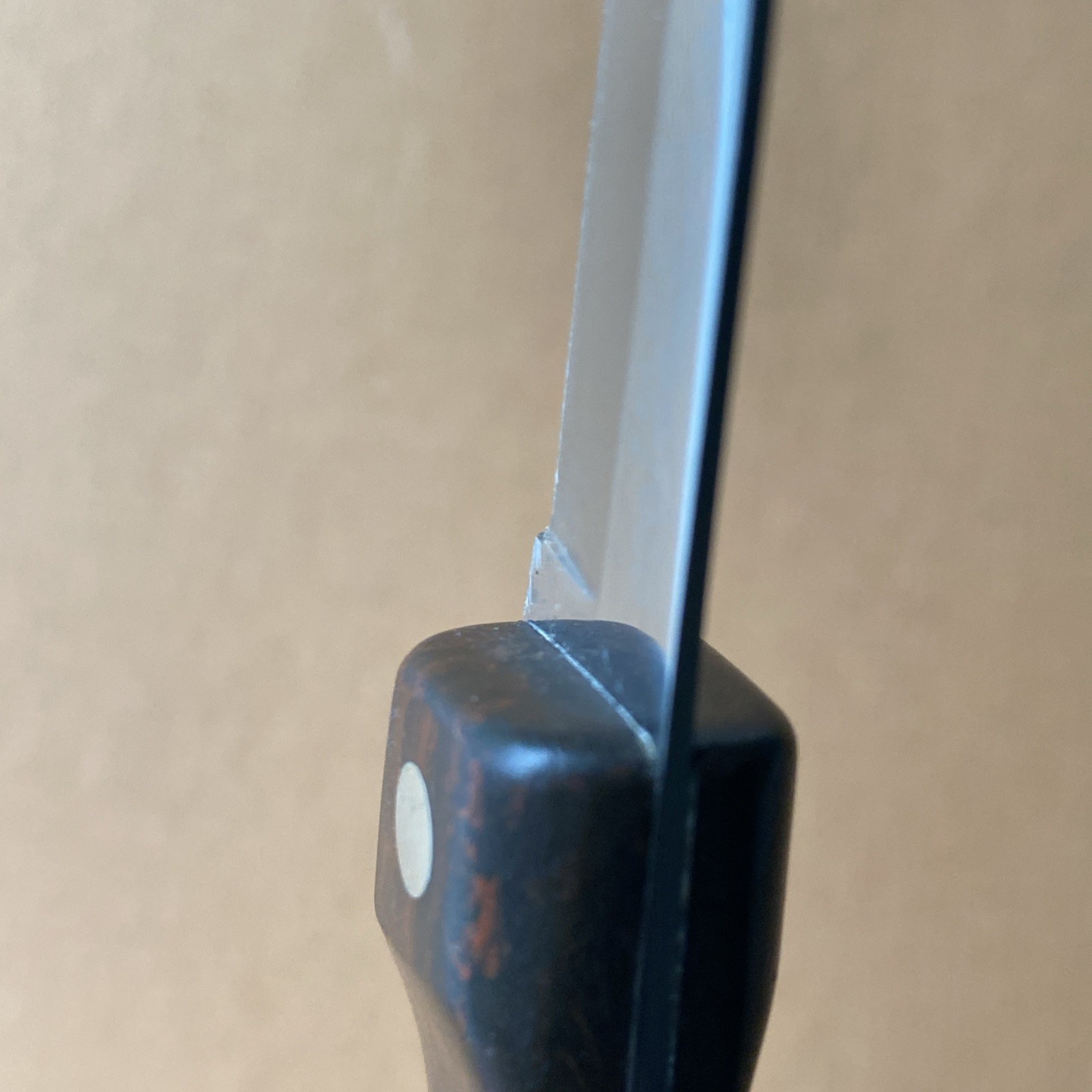 EUC Cutco Paring Knife 1020 Brown & Orange Swirl Design Vintage 1952-1960