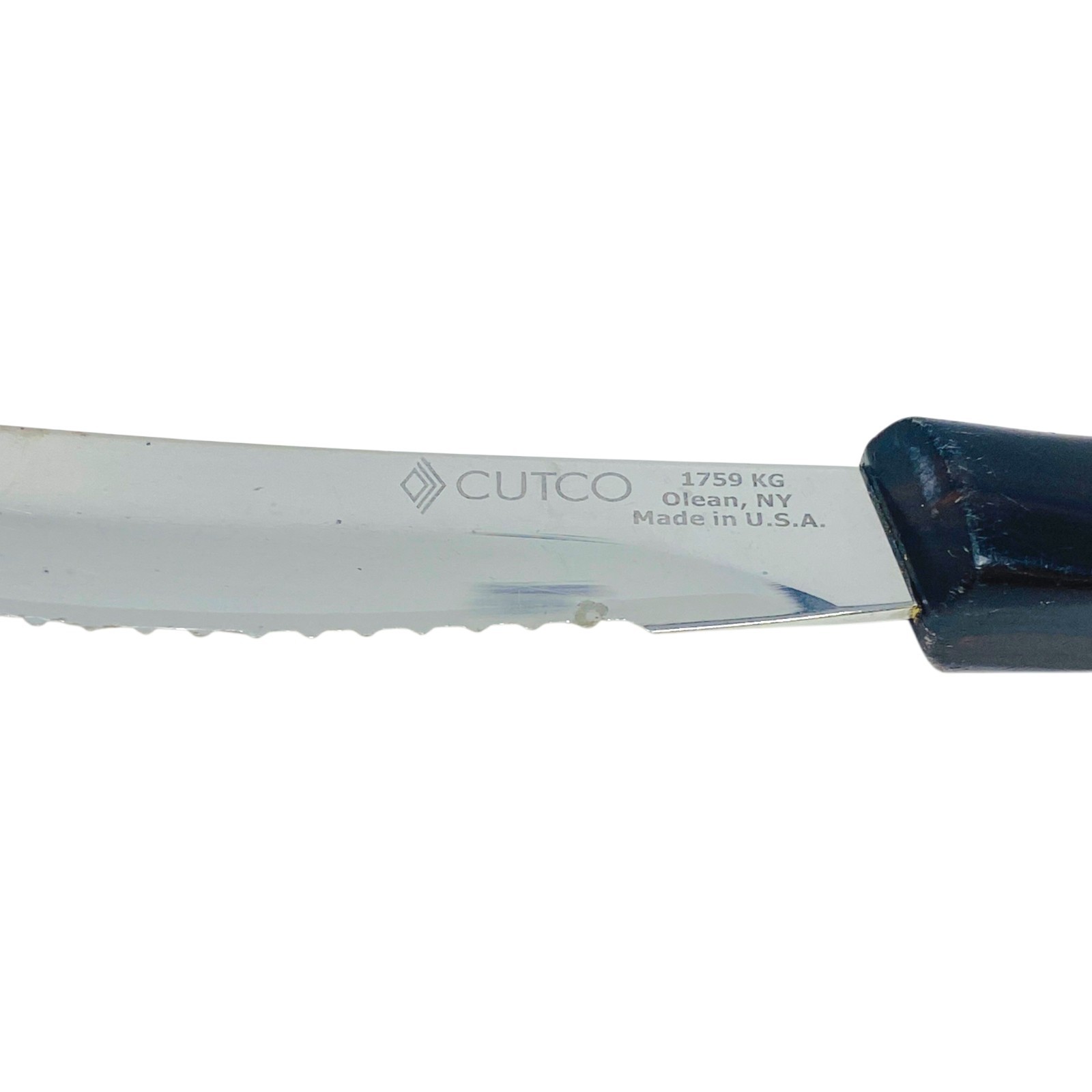 Cutco 1759 KG Utility Knife Black Handle Made in USA