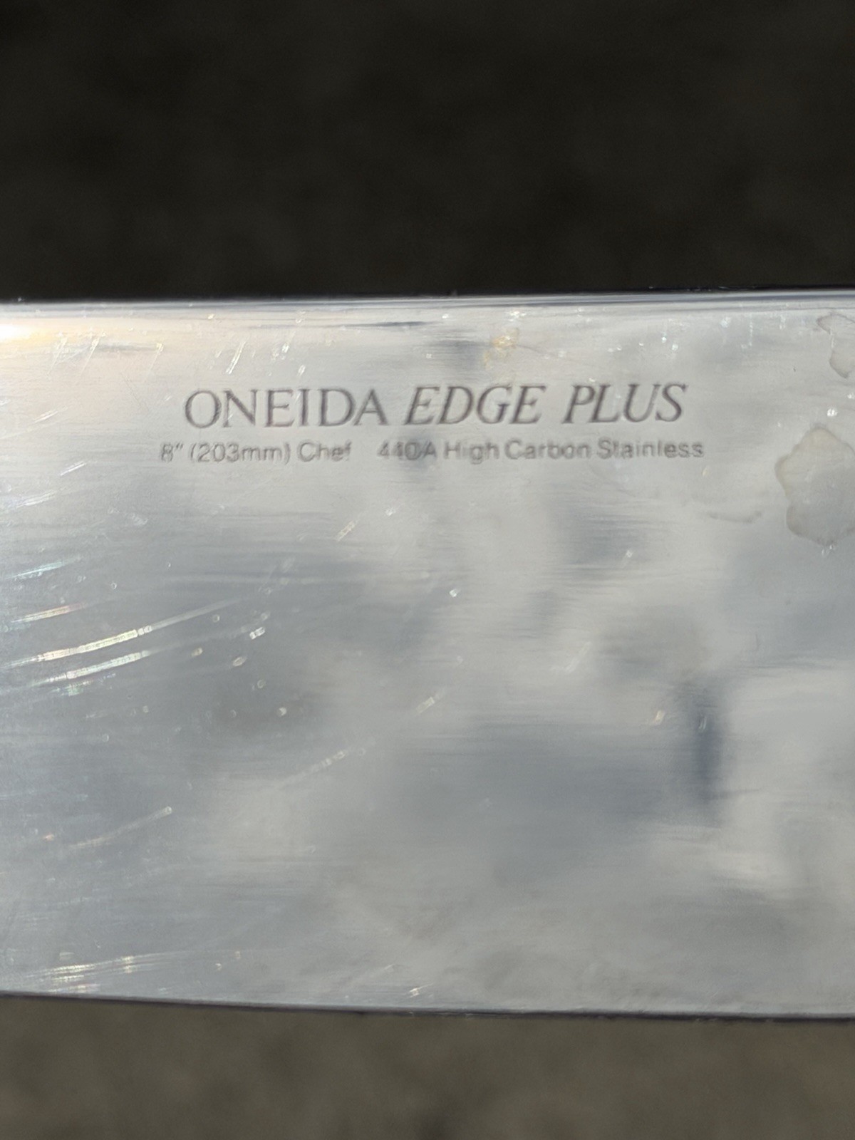 Oneida Edge Plus 8 Inch Chefs Knife Full Tang High Carbon Stainless Steel