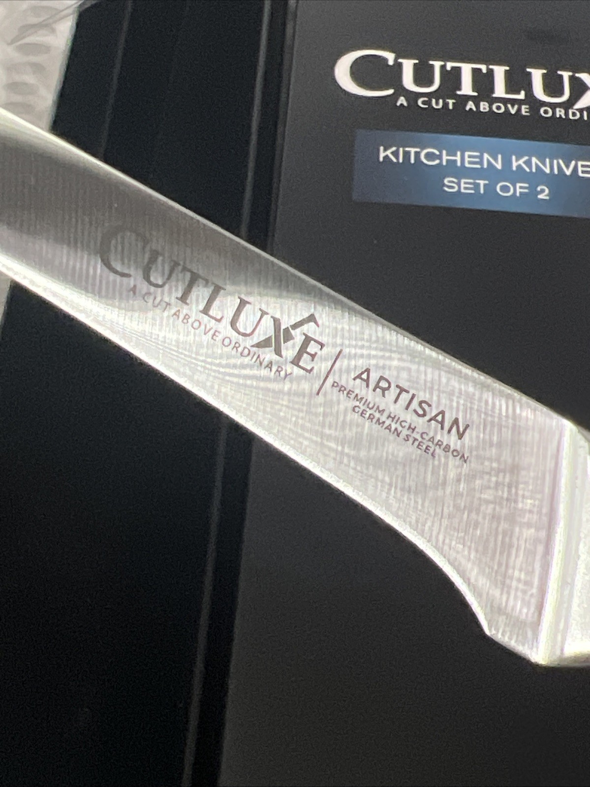 Cutluxe Carving Knife Set for BBQ & Brisket – Razor Sharp German Steel Slicing a