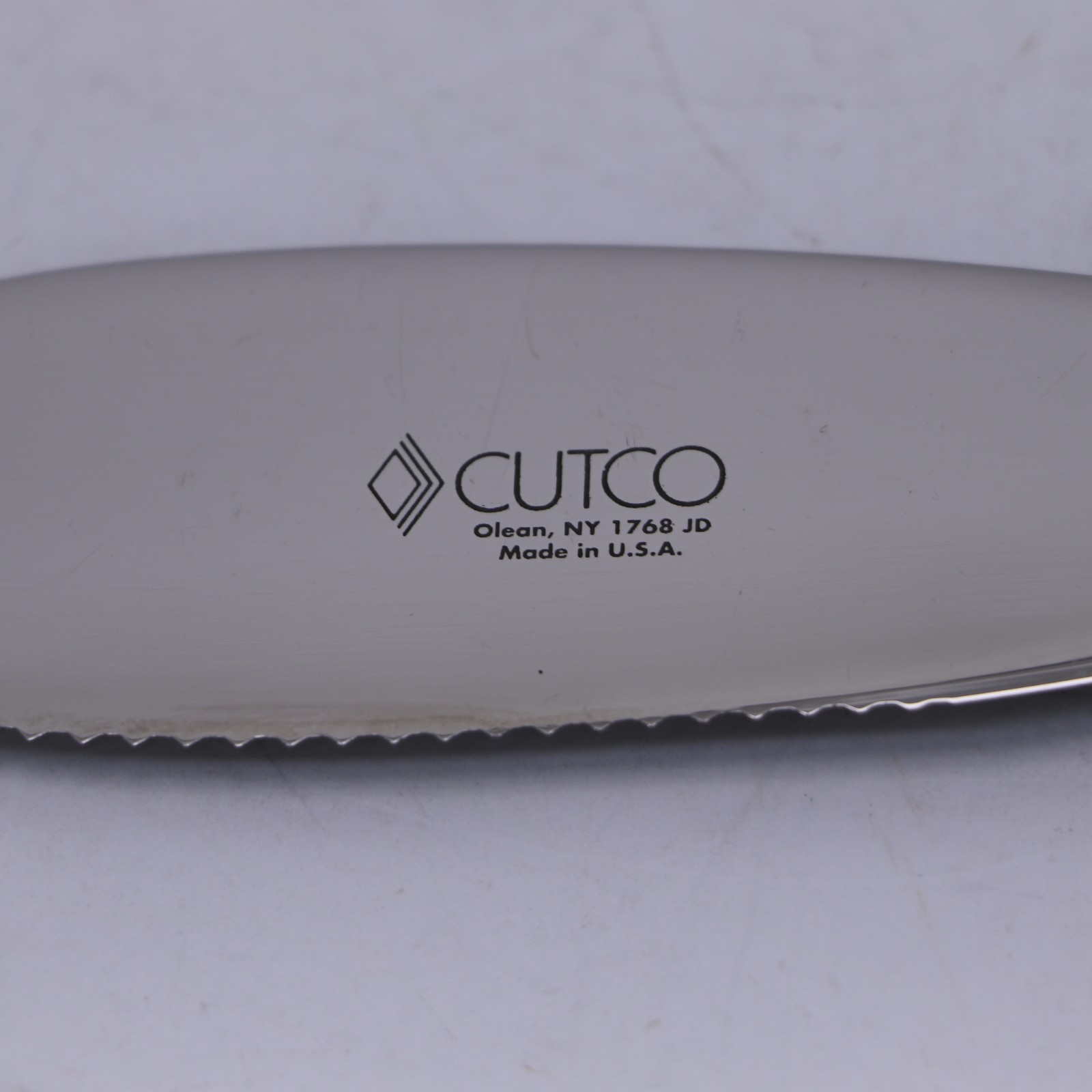 Cutco 1768 Spatula Spreader Knife Serated Dark Brown Classic Made in USA
