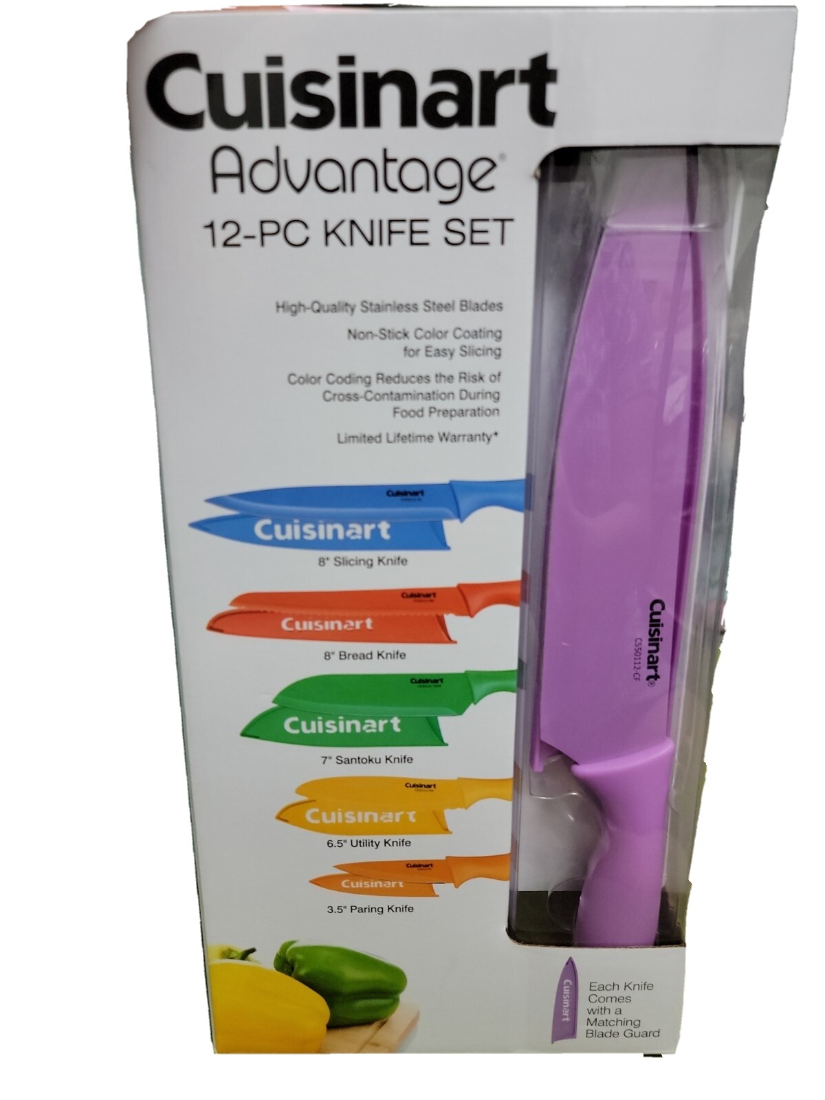 Cuisinart Advantage – 12 PC Knife Set – Multi Color