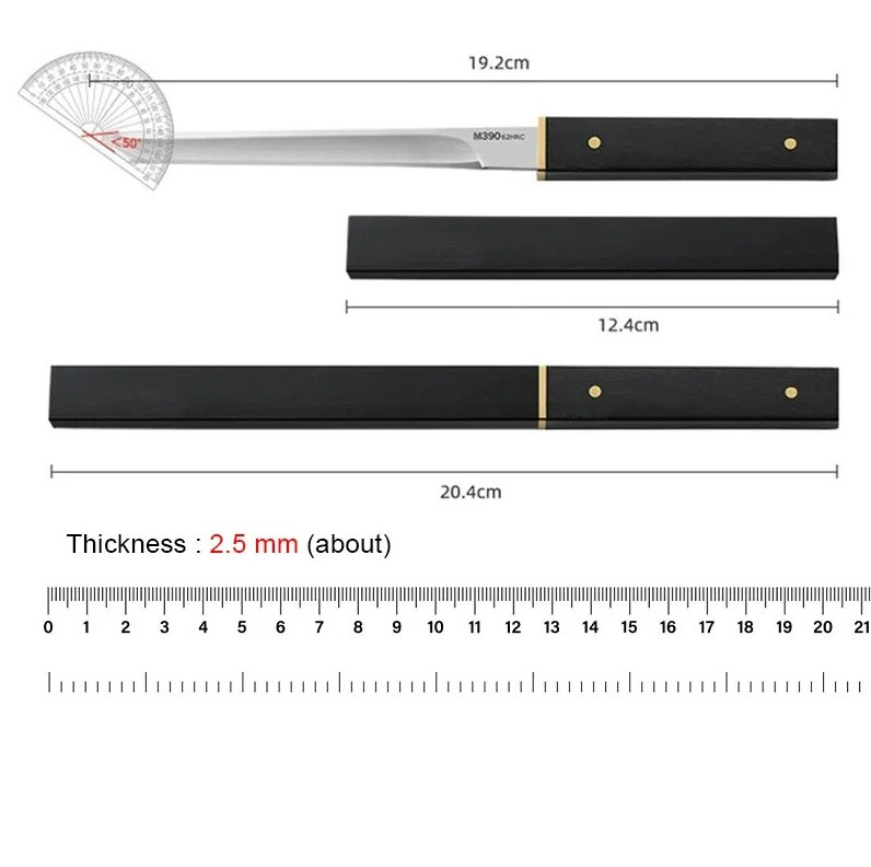 1pc Barbecue Utility Knife Stainless Steel Sharp Kitchen Meat Knife – NEW