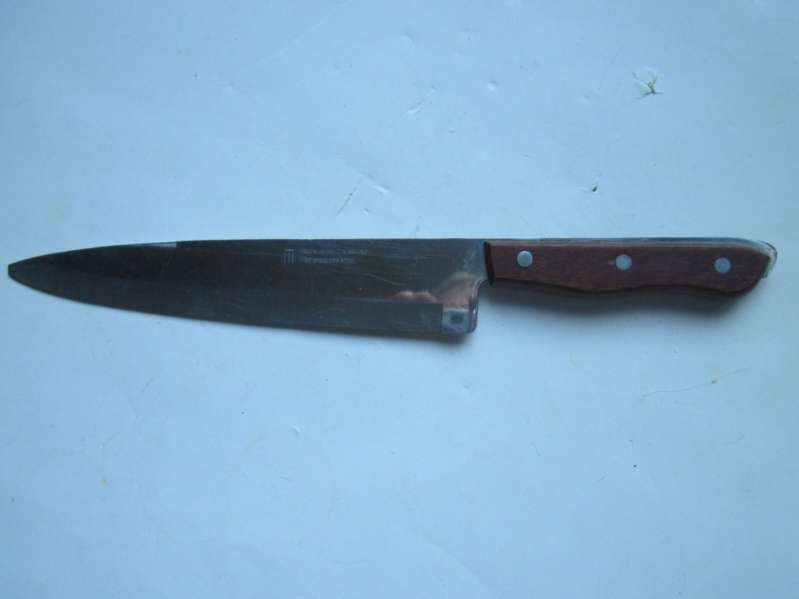 PRECISION HOLLOW GROUND CHEFS KNIFE 9” KITCHEN KNIFE STAINLESS STEEL