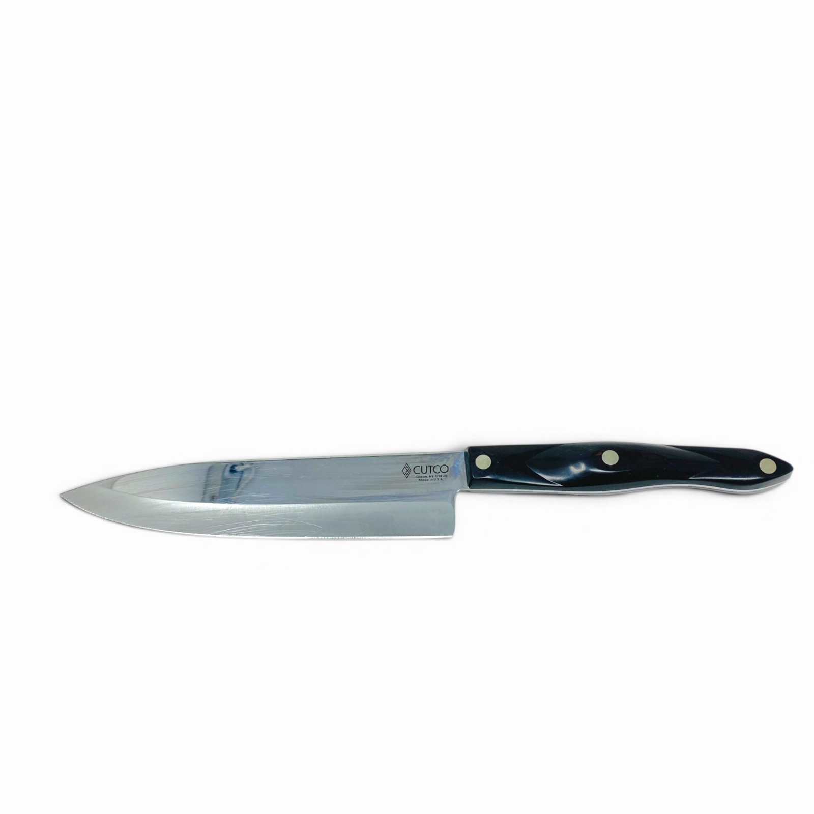 Cutco 1728 Petite Chef Knife 7-5/8 in Classic Dark Brown Handle, Made in USA