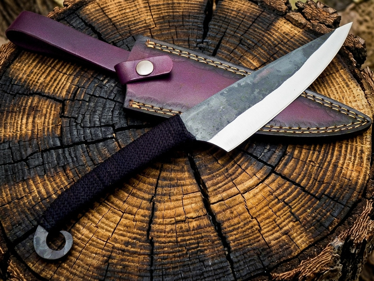Handmade Carbon Steel Chef Knife – Best Gift, Professional Kitchen Knives AS-689