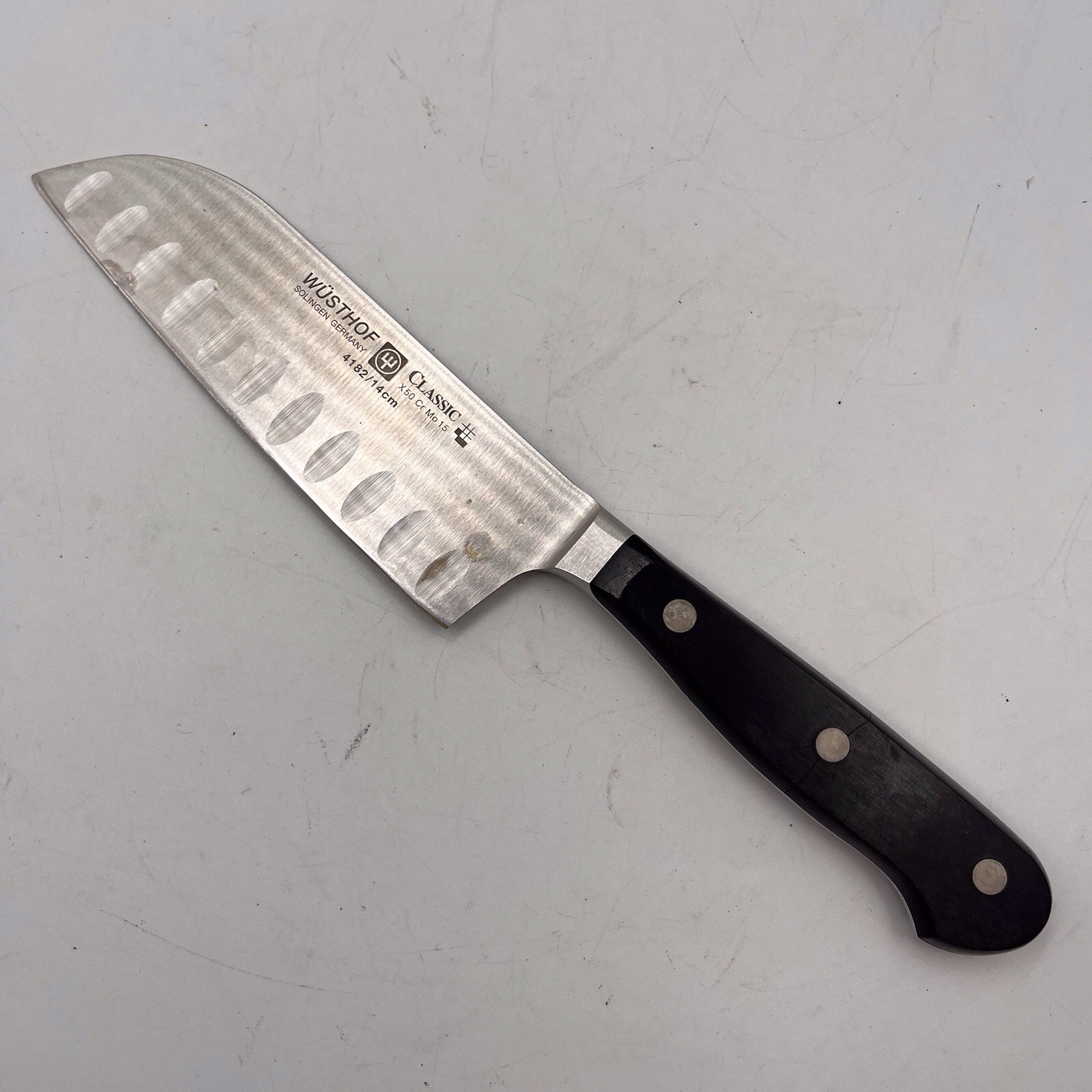 Wusthof Classic 5” Santoku Hollow Edge Knife 4182/14 cm Germany