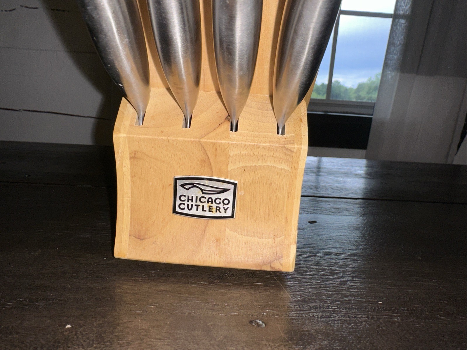 Chicago Cutlery Insignia Steel 14 Piece Knife Set Metal Handle Steak Chef Knives