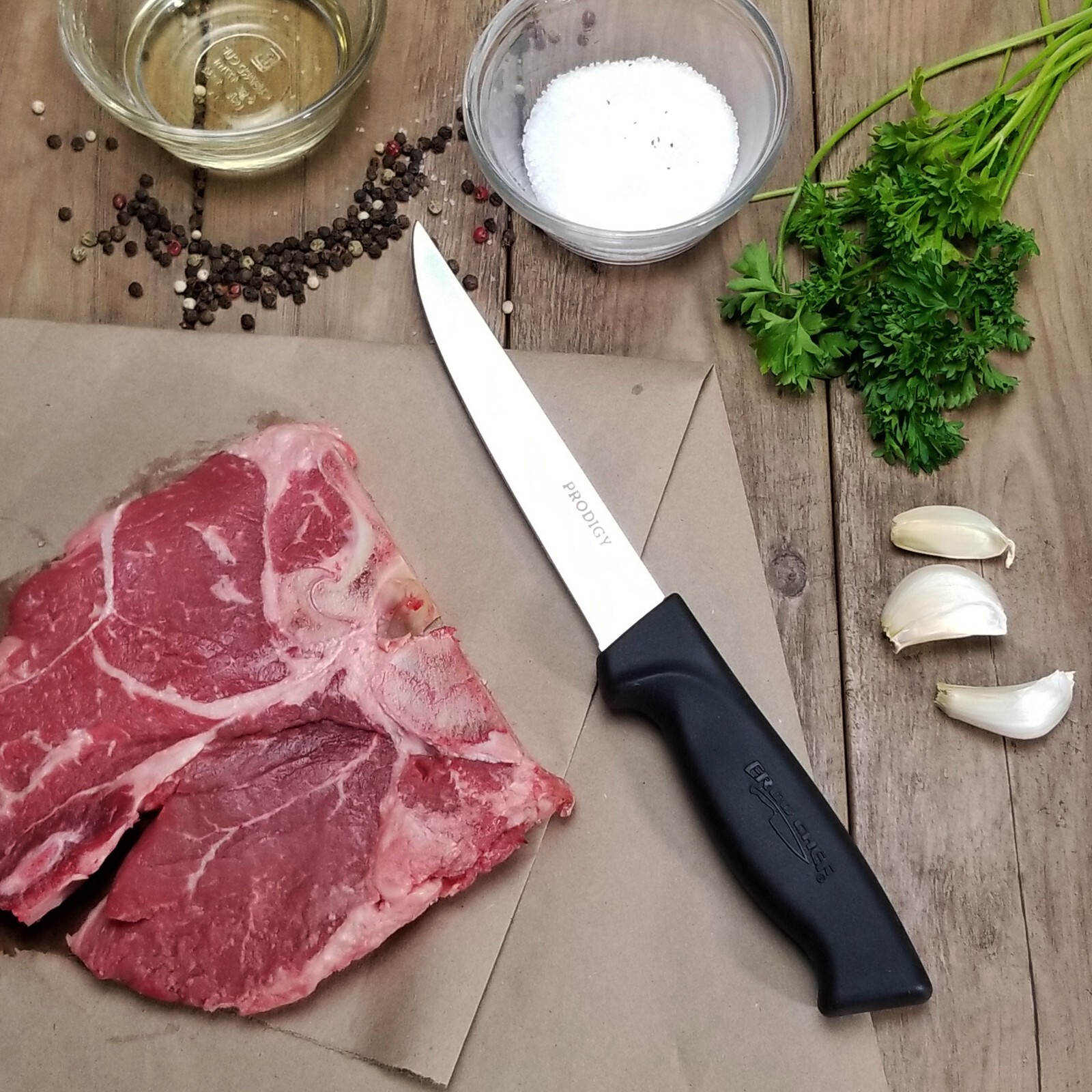 14pc Ergo Chef Prodigy Series Ultimate Competition Pit-Master BBQ Knife Set