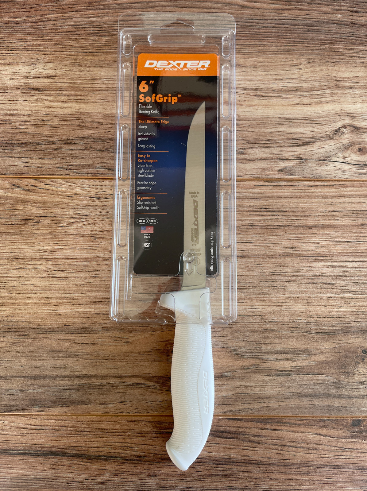 Dexter Russell 6″ Flexible Boning Sofgrip Fish Hunting Kitchen Knife..24033