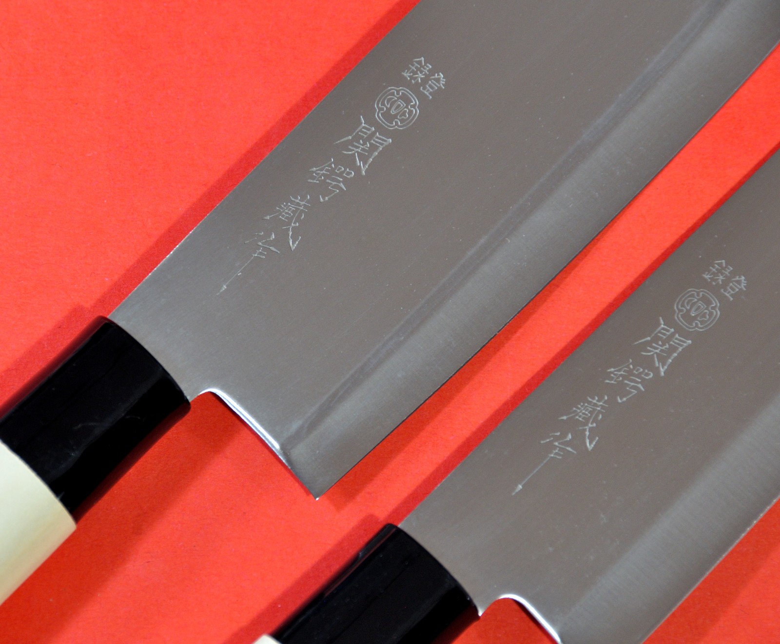 Set Japanese kitchen chef knife santoku small couteau japonais Messer YAXELL Box