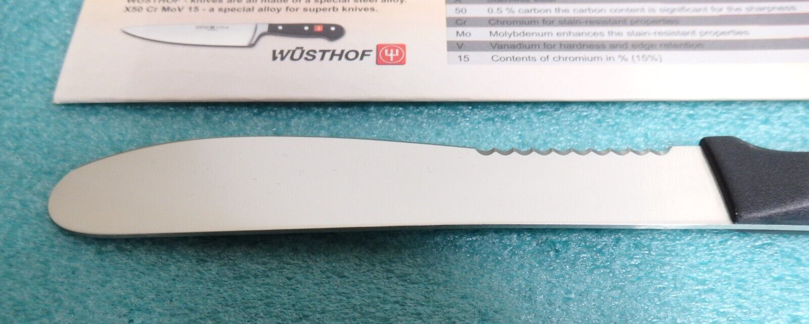 Wusthof Gourmet Burger Knife #4115/ 13cm Made in Germany