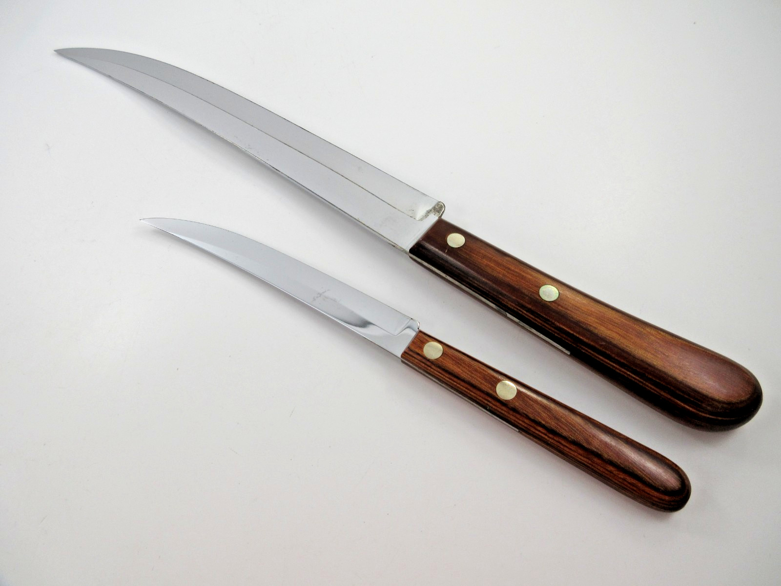 CASE XX Chromium 283-9 Kitchen Carving Knife + 282-5 Steak Knife