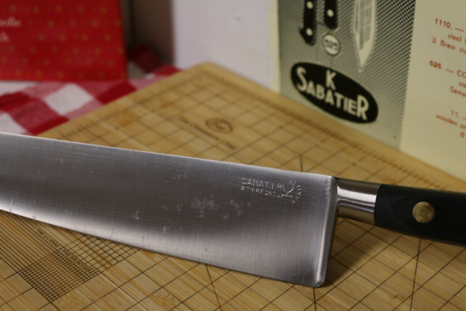SABATIER, NOS, Forged Stainless, Chef Knife , made in 1950s/1960s in France